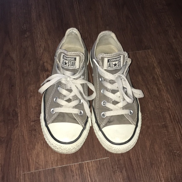 Converse Shoes - gray converse